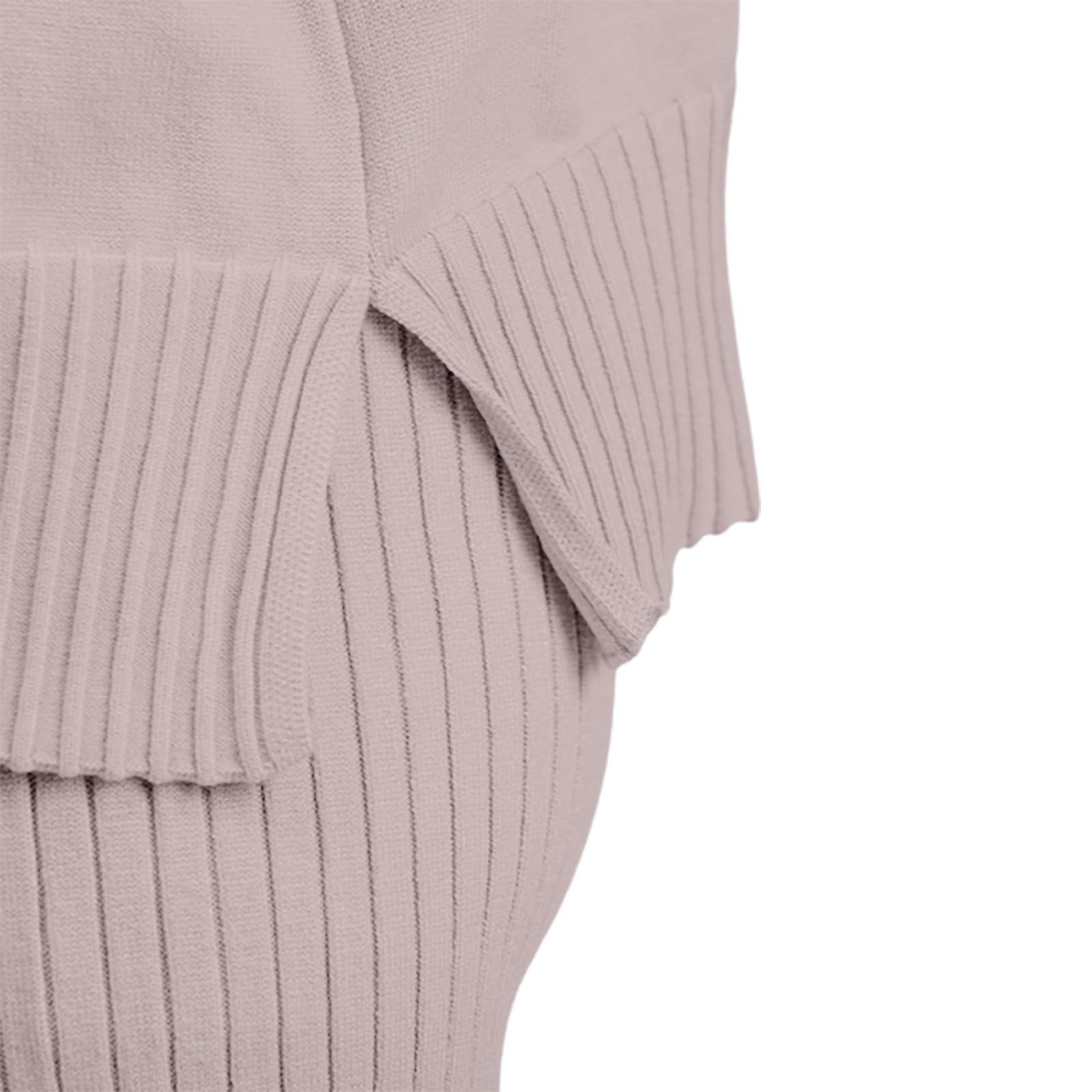 Set Coordinati In Maglia Donna Completi Elegante Casual Leggera Sportswear