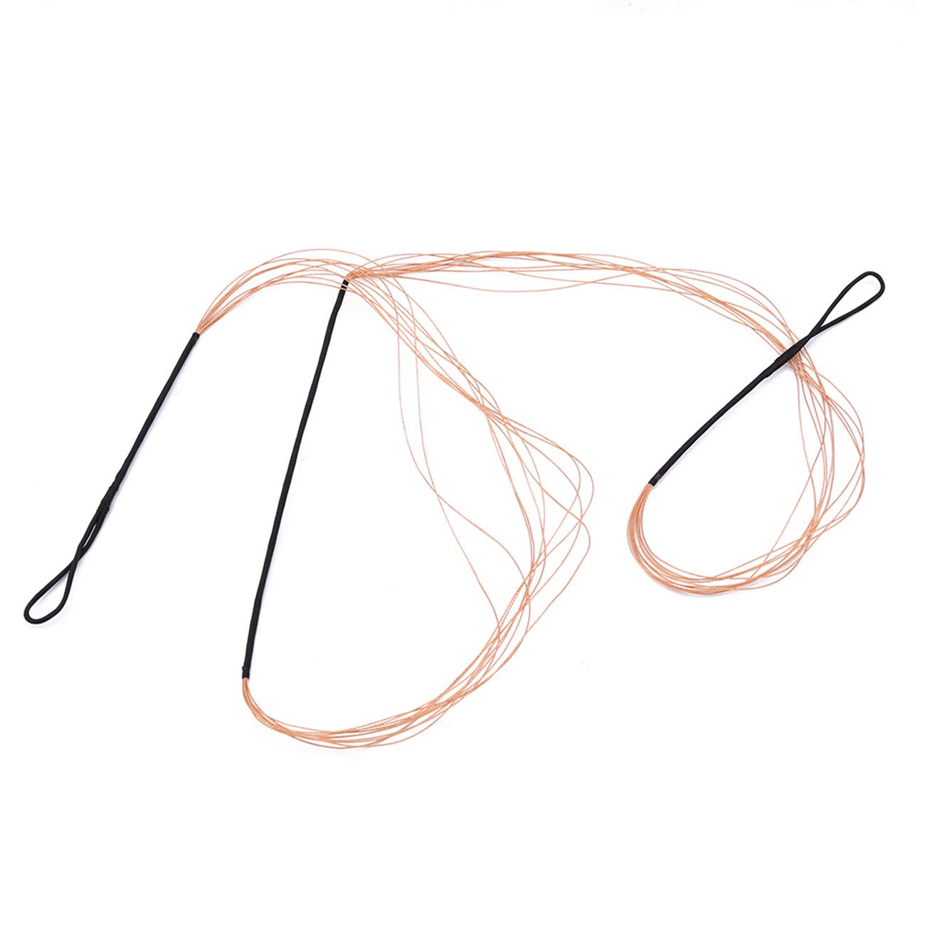 Bigsweety Handmade Replacement Archery Bowstring for Traditional Recurve Bow Longbow Horsebow Accessory (Brown)