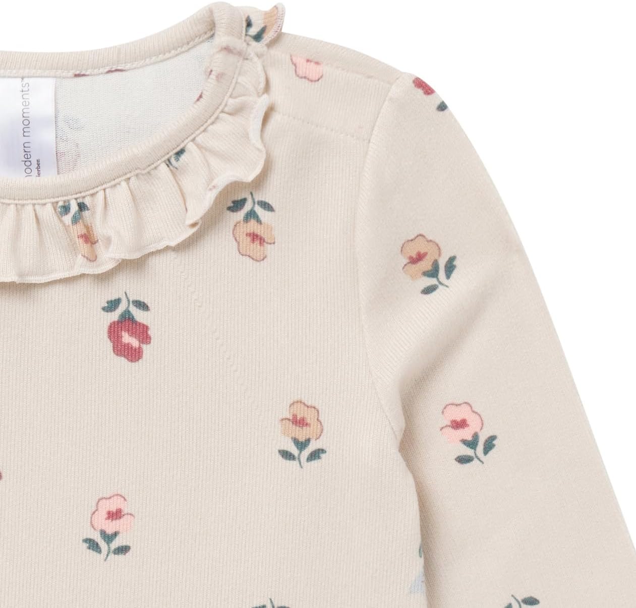 Modern Moments by Gerber baby-girls Ruffle Collar Top and Flare Pant Set - Image 17