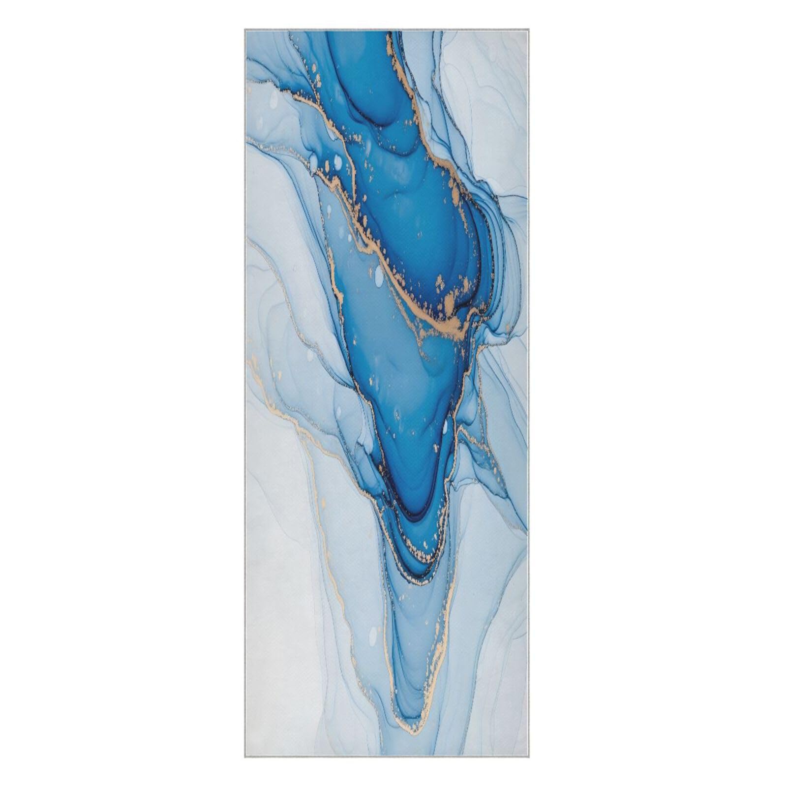 BURSTDDY Marble Hot Yoga Towel Absorbent Non Slip Yoga Mat Towel