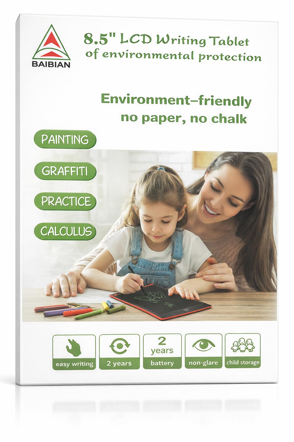PTDD 8.5 Inch LCD Writing Tablet for Kids & Adults – Reusable Digital Drawing Pad, Erasable E-Writer Board with Stylus, Eco-Friendly Paperless Writing Tablet for Drawing, Notes, Learning (Multicolor)-image-21