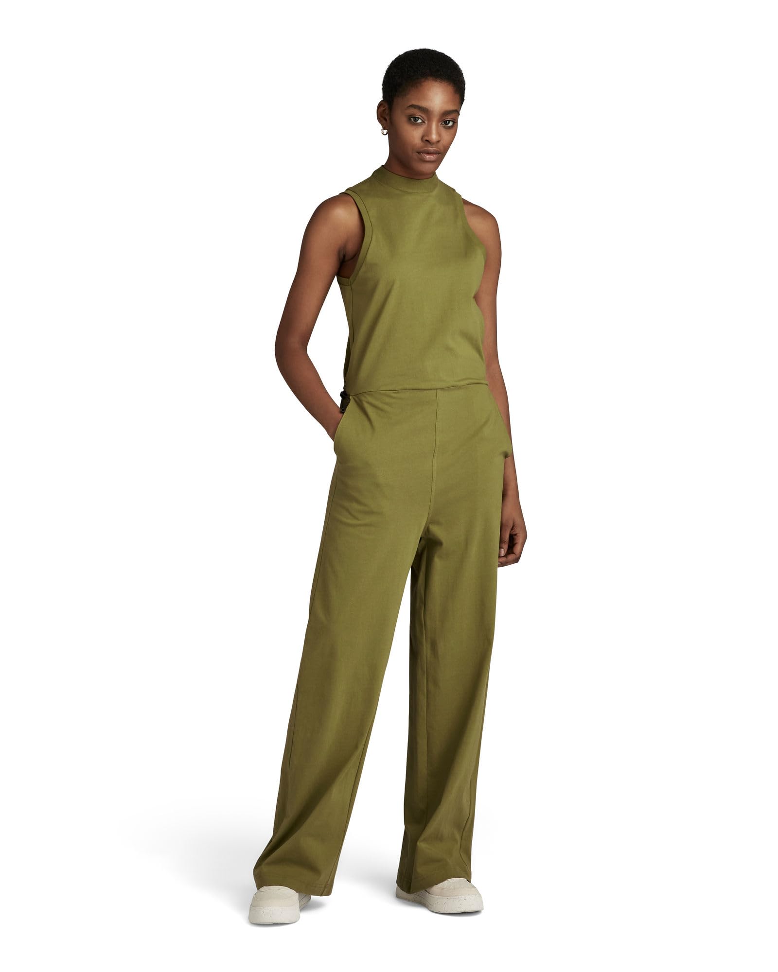 G-Star Para Mujer Mono Open Back , Verde (smoke olive D23252-B771-B212), XS