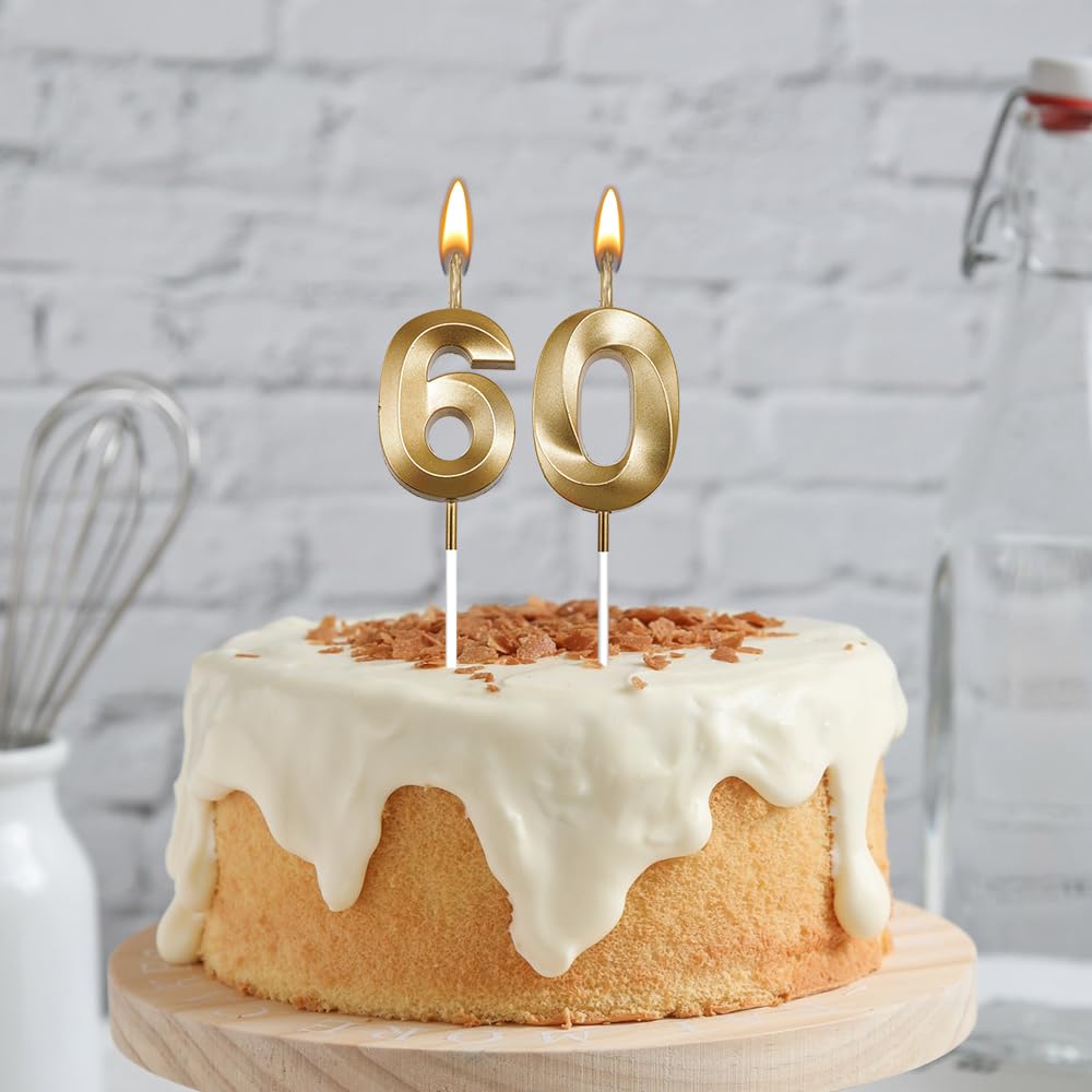 Amazon.co.jp: 60歳の誕生日キャンドル ナンバー60キャンドル
