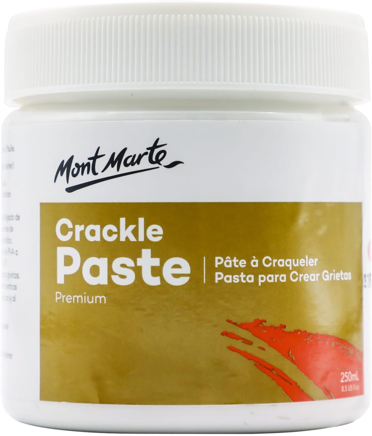 Mont Marte Premium Crackle Texture Paste 8.45oz (250ml)