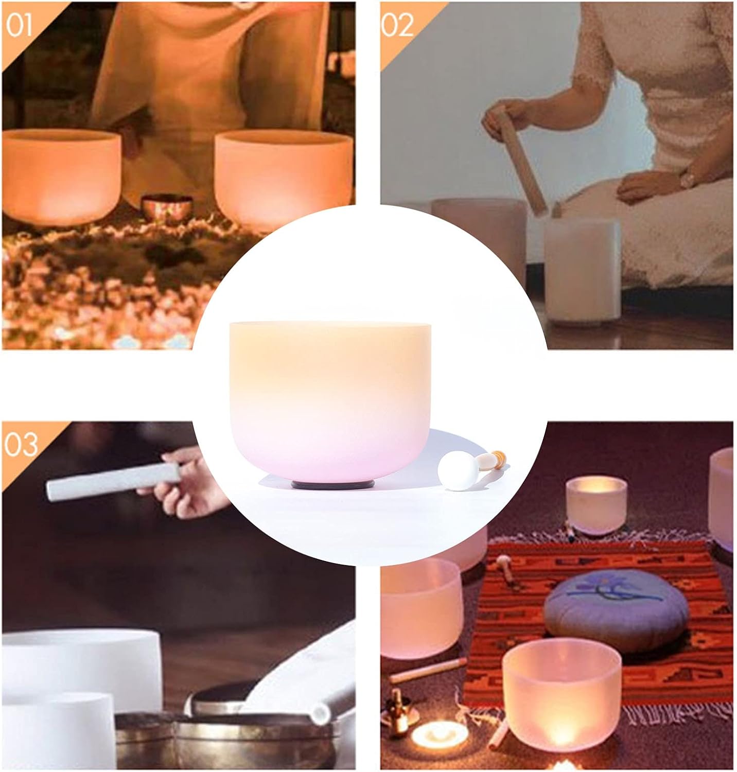 最終SALE❗️カリスキ社製クリスタルボウル フロスト ７インチ C-40(ド) 最終SALE❗️カリスキ社製クリスタルボウル フロスト 7インチ C-40(ド