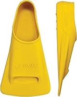 Finis Zoomers Gold Swim Training Fins: Short Blade for Speed & Conditioning, Soft Rubber Comfort Fit