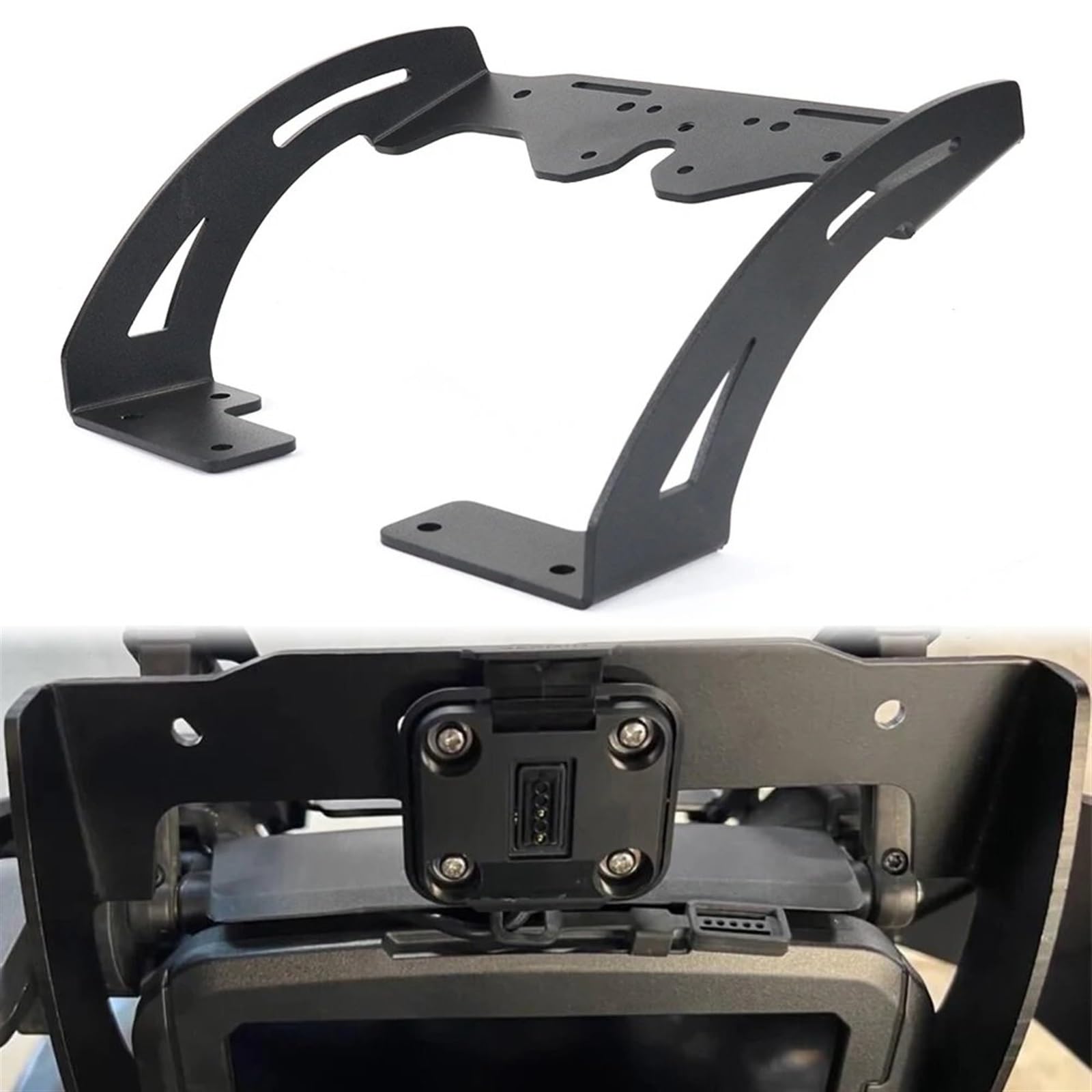Soporte Navegación GPS Soporte Placa Navegación GPS para Motocicleta Soporte para Teléfono Móvil Compatible para para Pan para America 2021-2024 Soporte para Navegación GPS