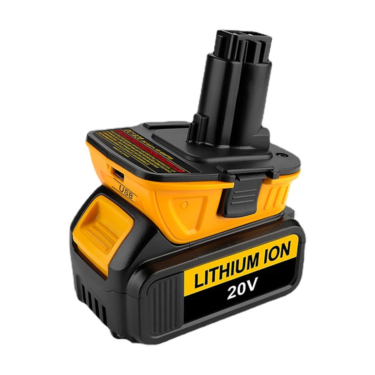 Namvo Adapter akumulatora 20 V DCA1820 do narzędzi 18 V Konwertuj konwerter baterii litowej Narzędzia akumulatorowe