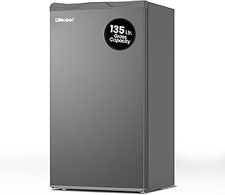135 L Gross / 86 L Net, Single Door Refrigerator, Defrost, R600a Refrigerant, Temperature Control, Inside Light, Inside Condenser, Vegetable Crisper, Glass Shelfs NR135RSI Inox Colour