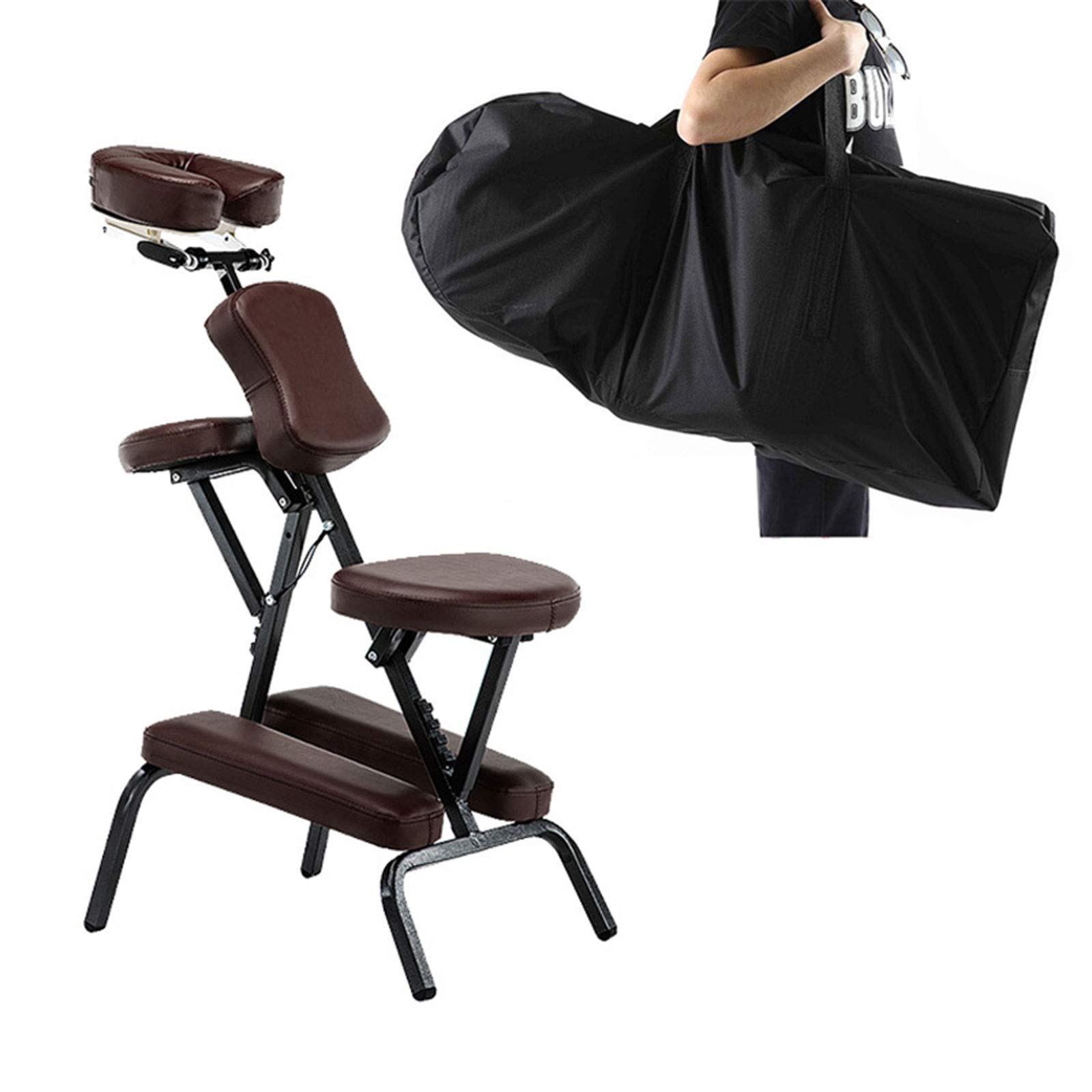 Chaise de massage portative ELQ pliable pour éliminer les tensions de posture