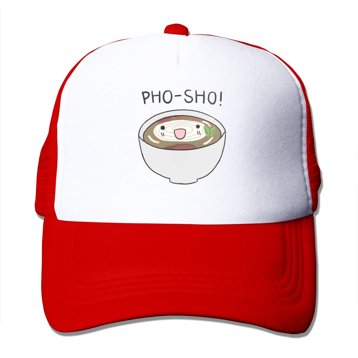 Adult Unisex PHO-SHO Solid Baseball Caps Mesh Trucker Hat for Men and Womens Adjustable Strapback