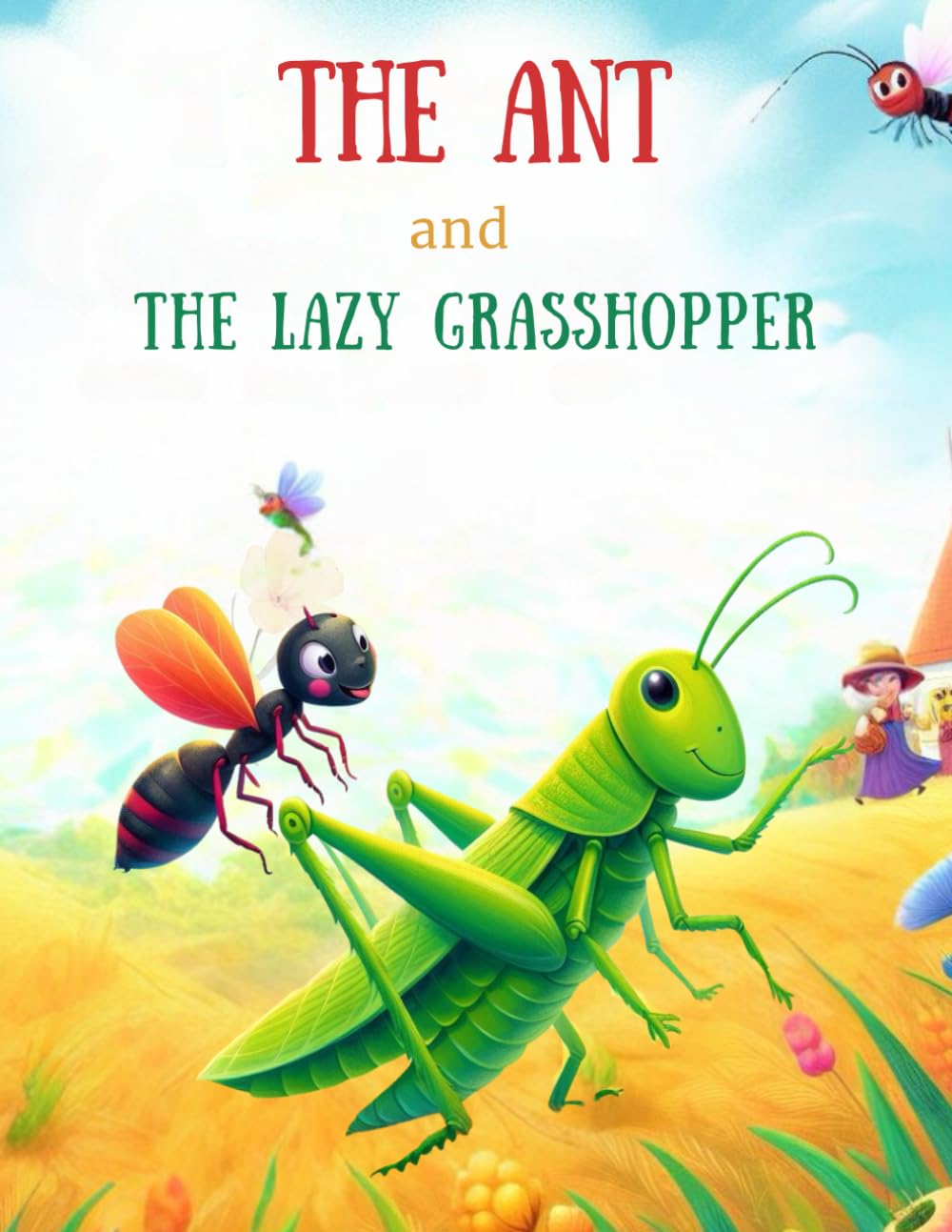 The Ant And The Lazy Grasshopper: Chidren Book with Moral Story