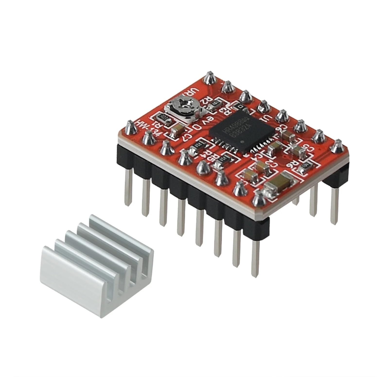 4-Leiter Nema17 Schrittmotor 42 Motor + Schild V3 Gravurmaschine 3D-Drucker Teile + 4 Stück A4988 Treibererweiterungsplatine R3