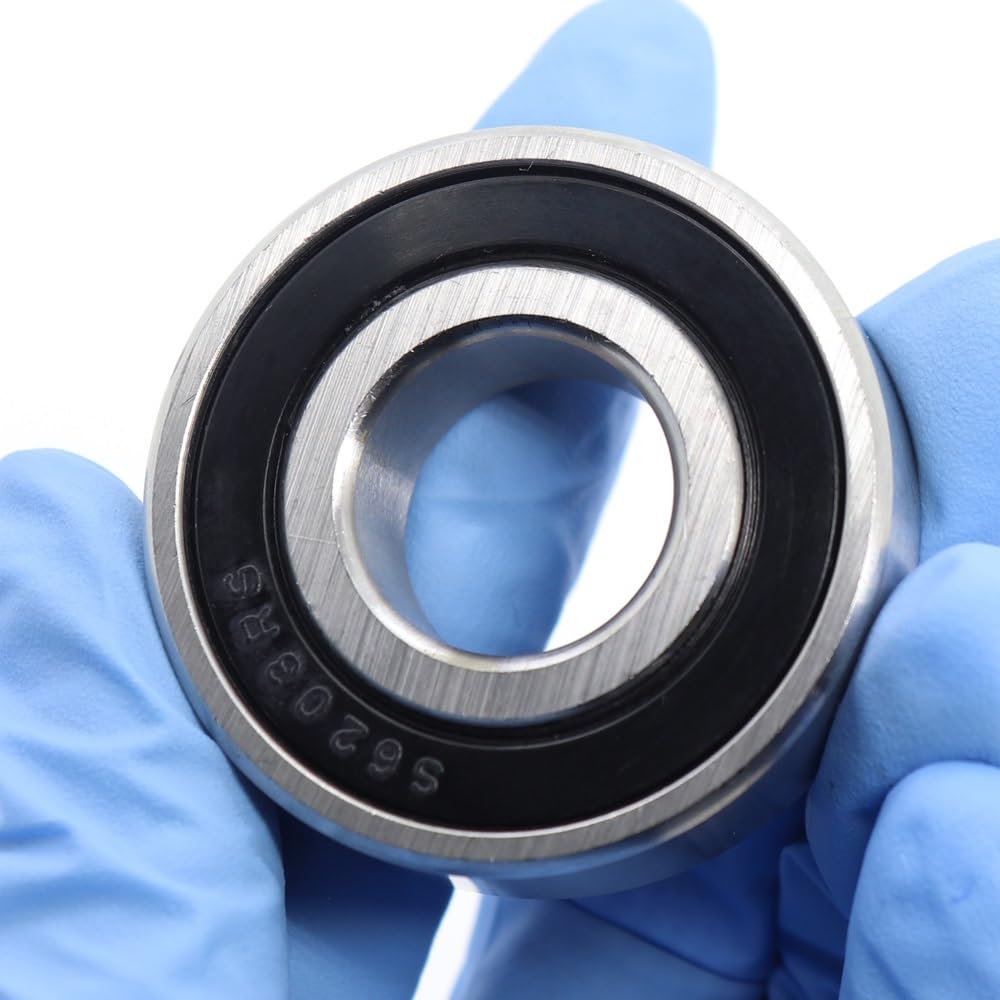 AERBNYEQP Bearings 6203 6204 6205 6206 440C Stainless Steel Rings with Si3N4 Ceramic Balls Bearing S6203 S6204 S6205 S6206(6204-2RS 20x47x14mm)