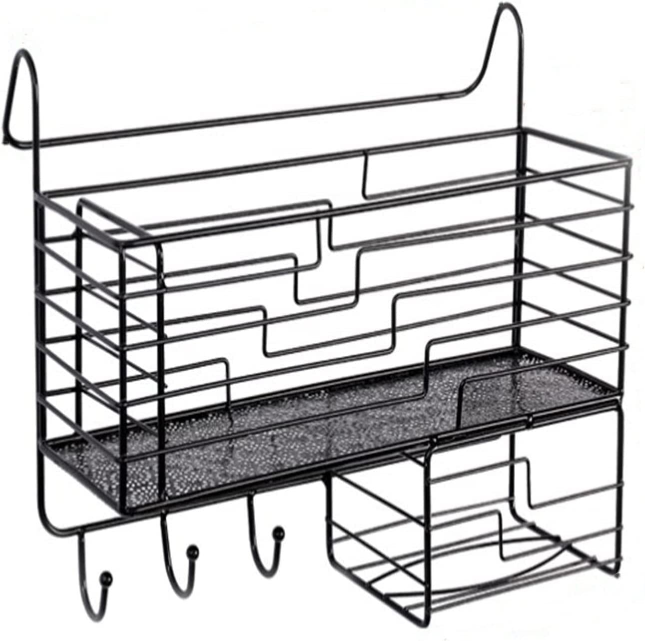 Tasca/cestino portaoggetti da appendere al comodino multifunzionale, cestino da appendere accanto al letto, camera da letto, letto a castello, ripiano superiore, portariviste (colore: bianco, dimensio