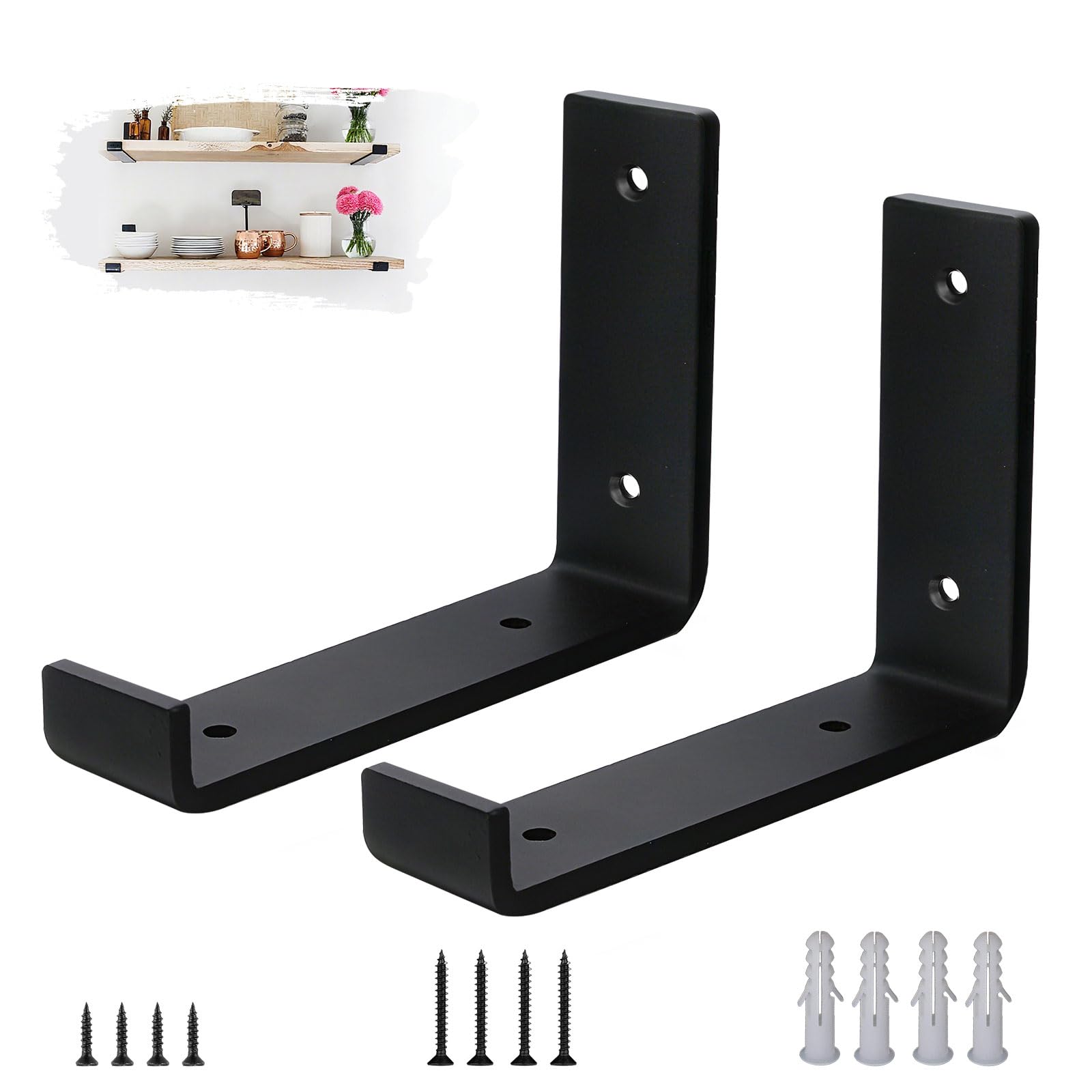 VTOPVMAX Scaffold Board Shelf Brackets 2 Pack