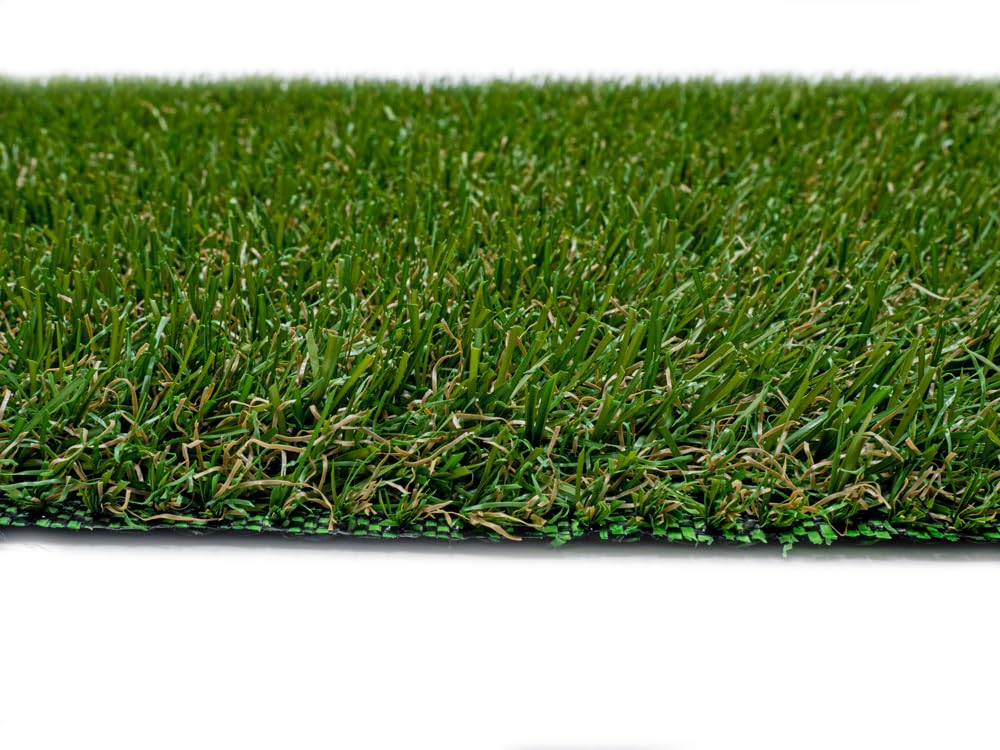 NAOMI Césped Artificial, Altura Total 20mm, 2 x 5 m (10m2), Verde Bitono, Uso Interior y Exterior