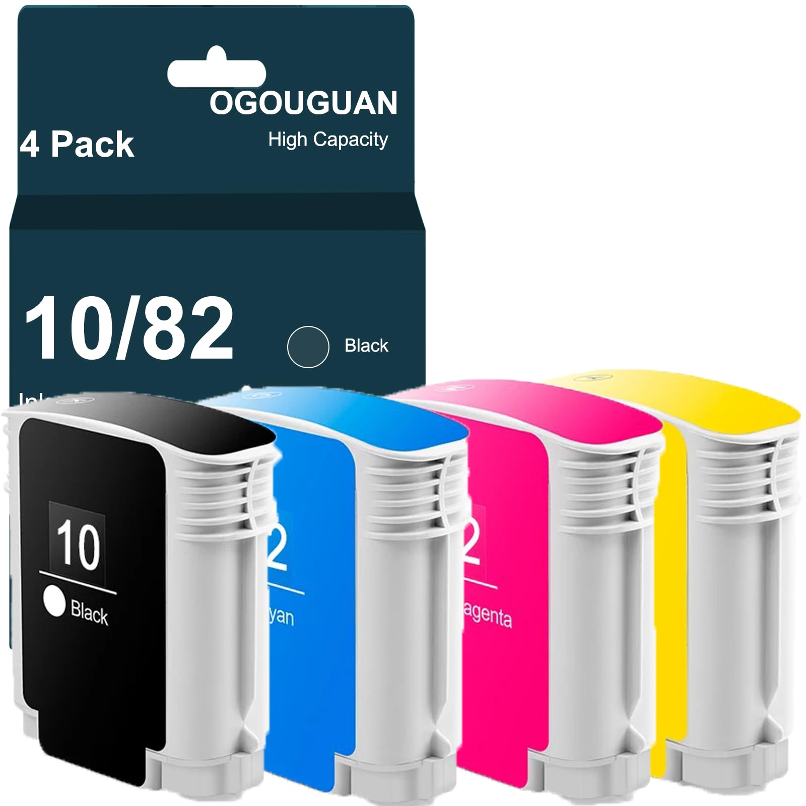 LCL Cartucho De Tinta Compatible 10 82 C4844A C4911A C4912A C4913A