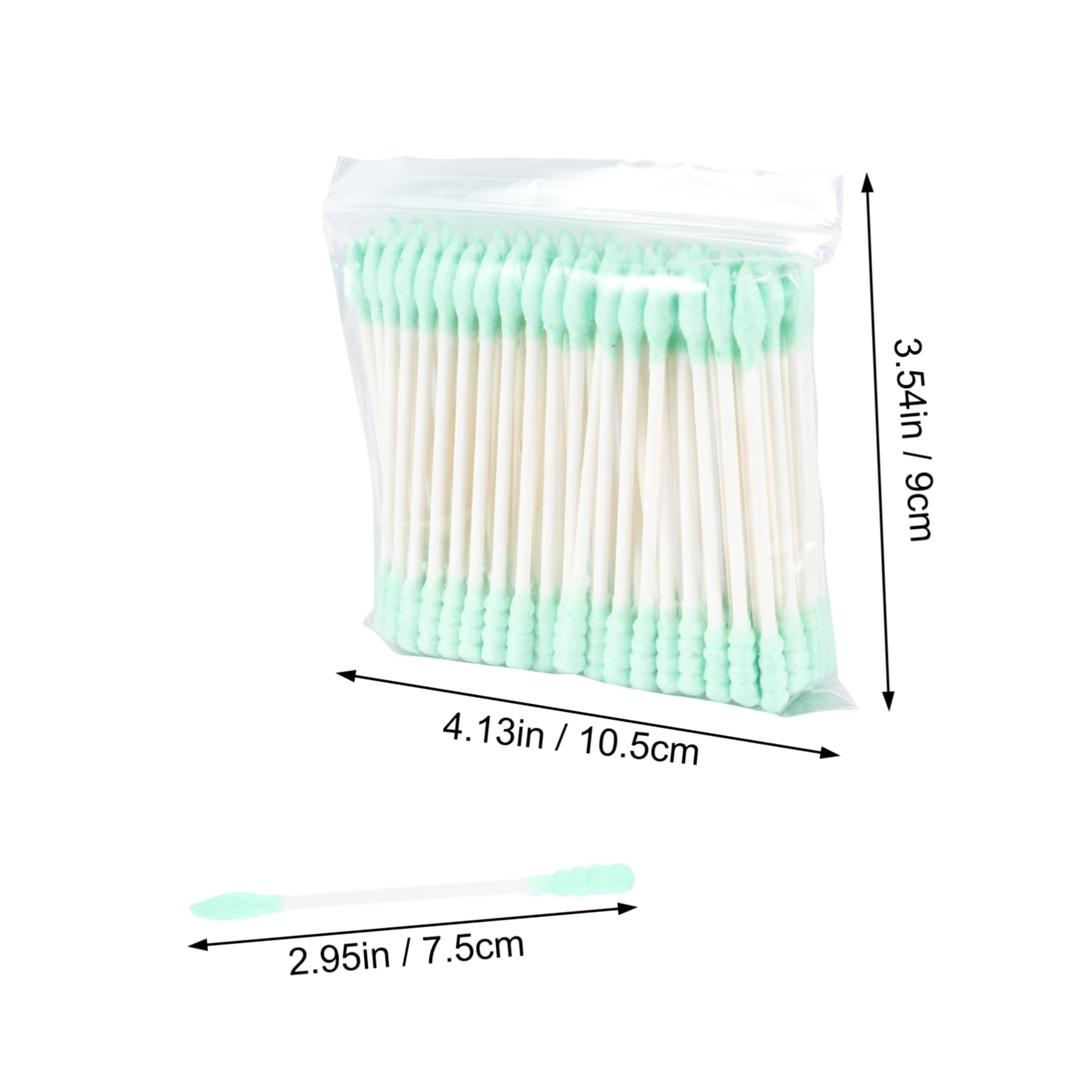 Gogogmee 100 Pack Makeup Pads Cotton Rounds Double-tipped Cotton Buds Multi-color for Beauty Cleaning