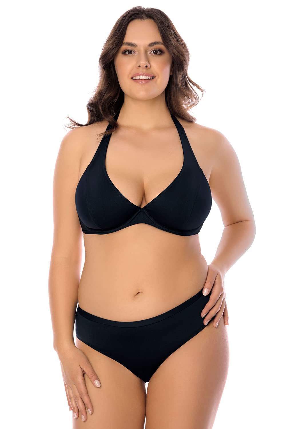 Vivisence Top De Bikini Blando para Mujeres 3215