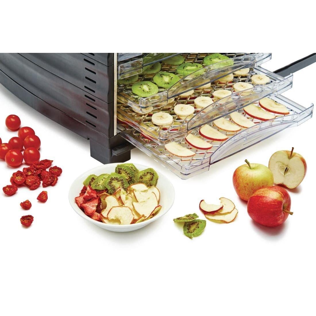Buffalo 10 Tray Dehydrator with Timer and Door 480 x 362 x 415 mm