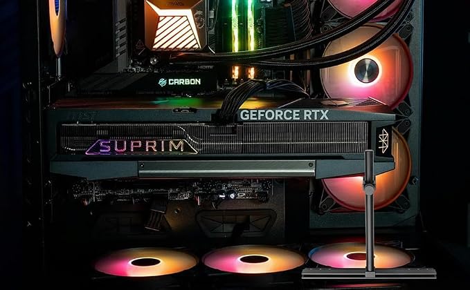 Soporte metálico ajustable para GPU, anti-caída miniatura 2
