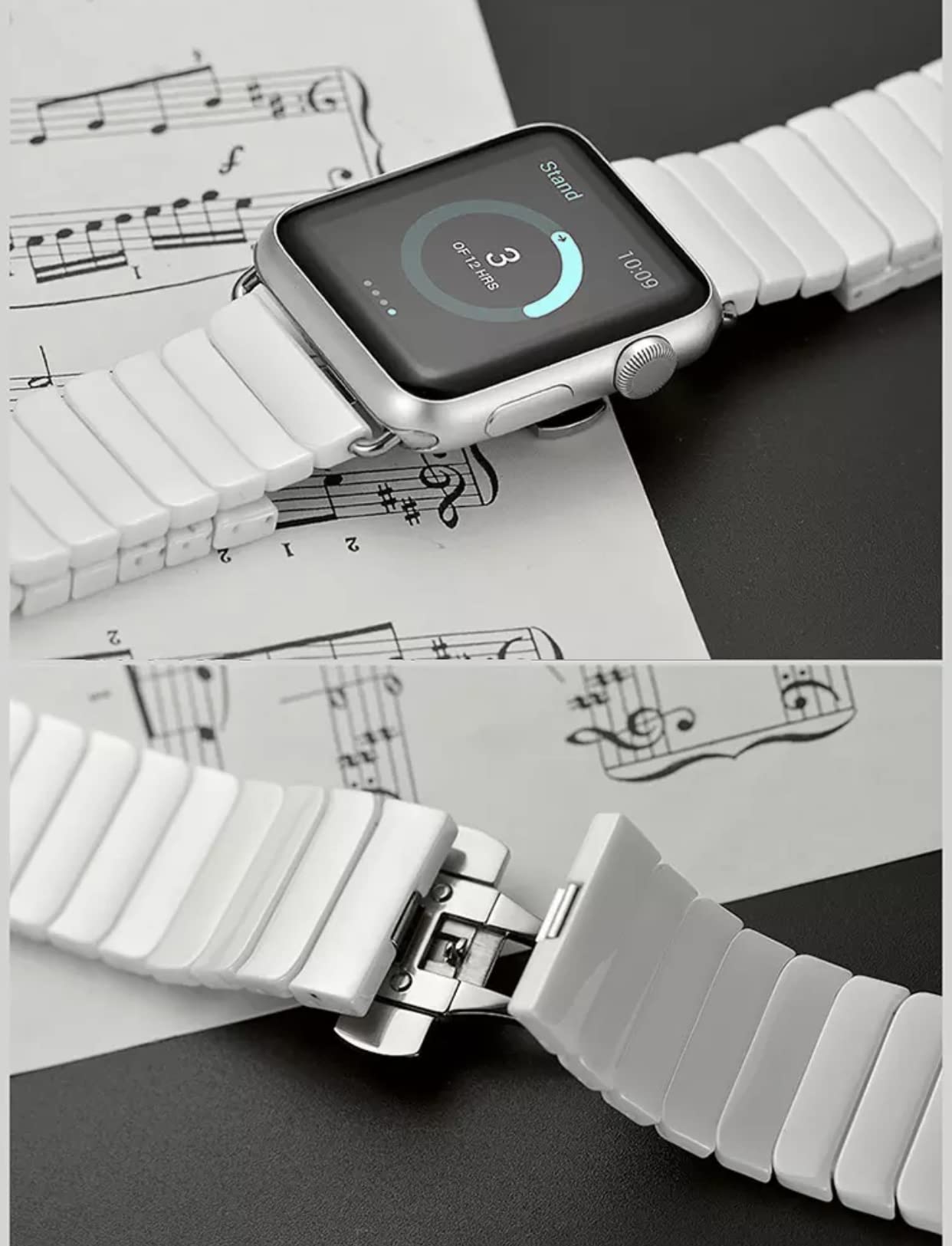 Ceramic bracelet compatible with Apple Watch Series 9 8 7 6, ULTRA 49mm - Image 4