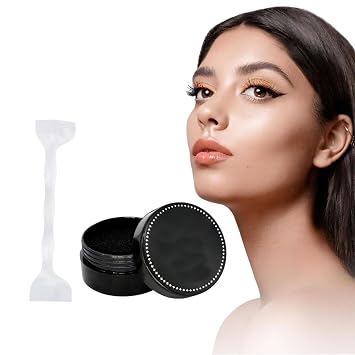 Eyeliner Wing Stamp, Flawless Eyeliner Set With Stamp Cream, Waterproof Silicone Winged Tip Tool, Double-Ended Lower Eyelash Quick Flick For Eyes Wing Makeup For Women BeginnersBlack