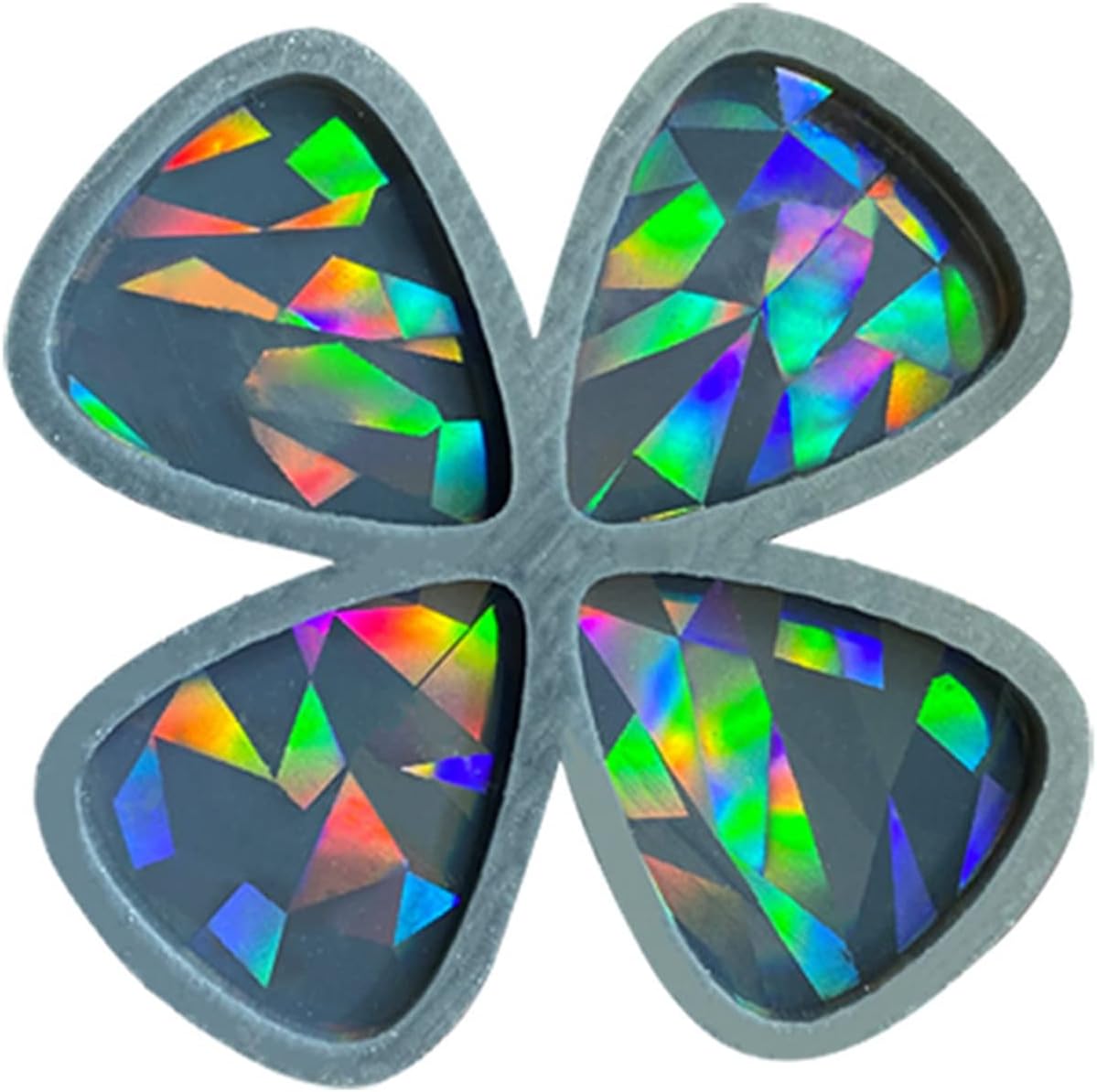 Guitar Pick Resin Molds,Guitar Plectrum Silicone Mold Holographic Epoxy Casting Mold for Musical Accessories Keychain
