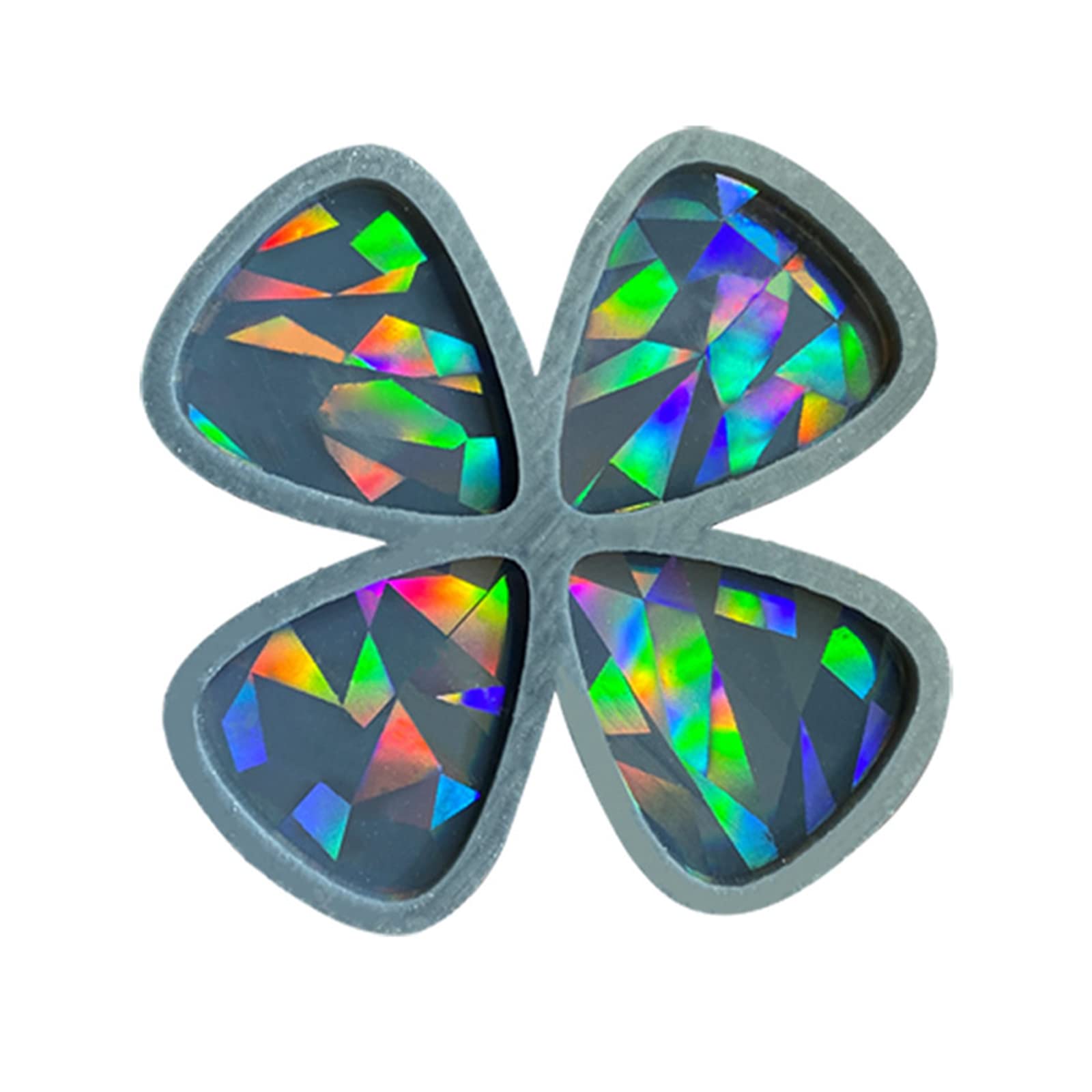 Guitar Pick Resin Molds,Guitar Plectrum Silicone Mold Holographic Epoxy Casting Mold for Musical Accessories Keychain