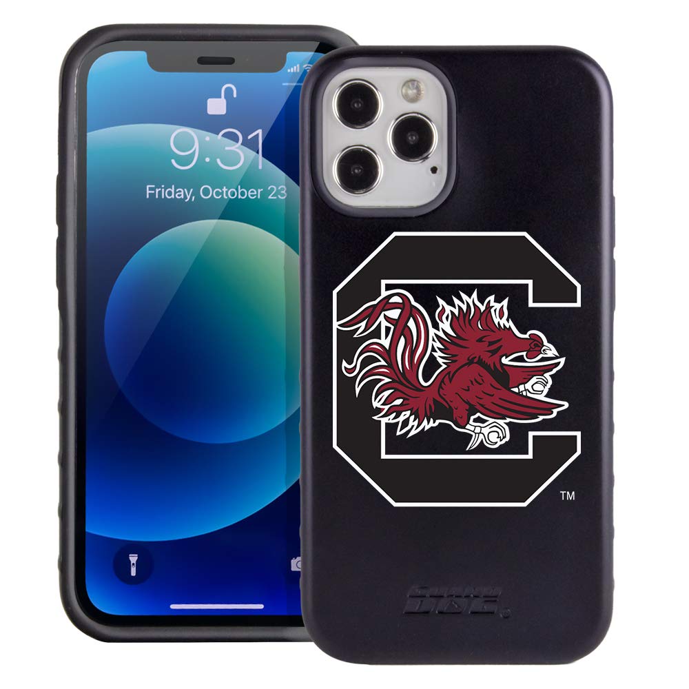 Guard Dog Case Compatible with iPhone 12/12 Pro - Military Grade - Rugged Two Piece Protection - Collegiate Licensed - South Carolina Gamecocks - Logo