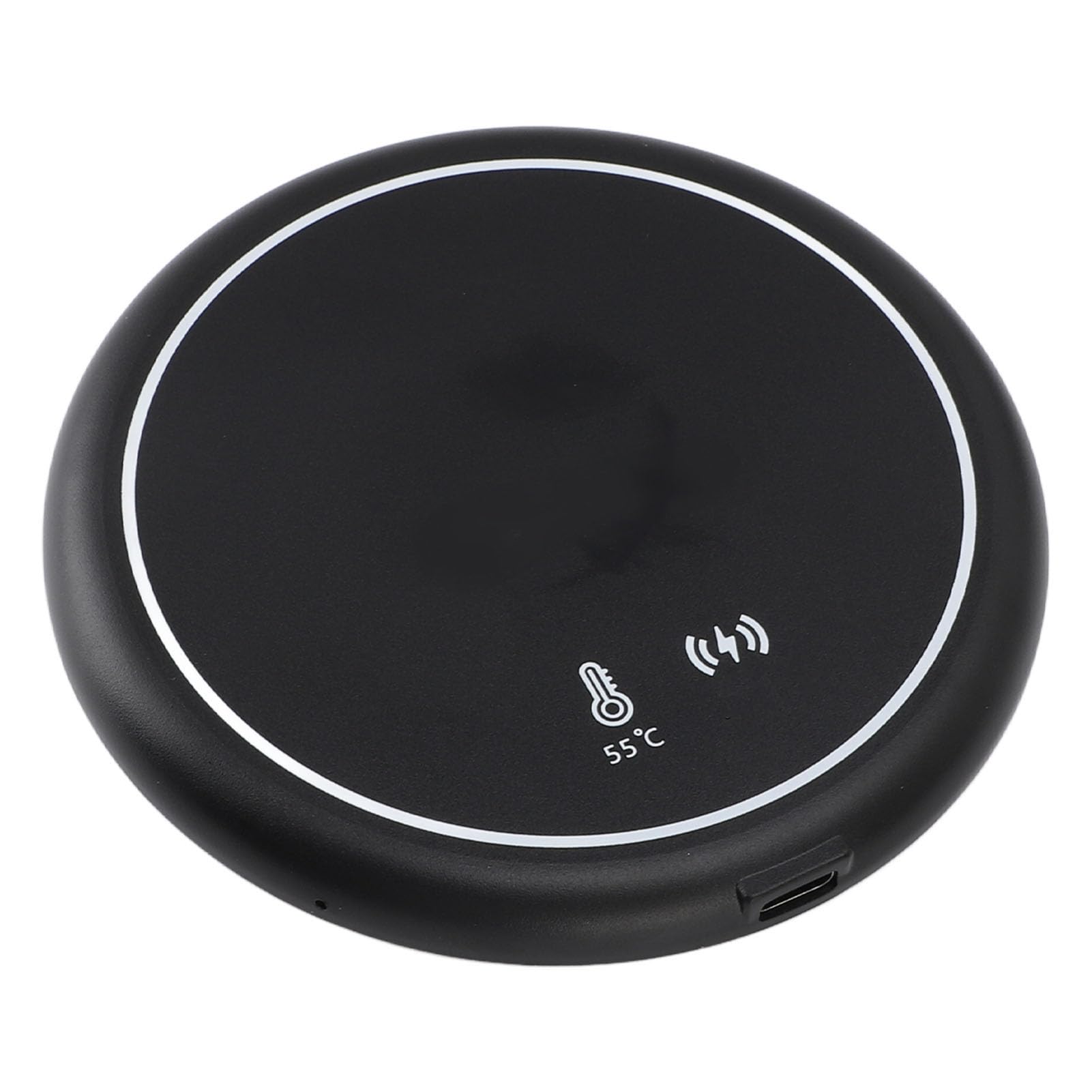 Cup Warmer Mug Warmer Cup Heating Pad with Wireless Charger and Intelligent Recognition for Home Travel Office Use