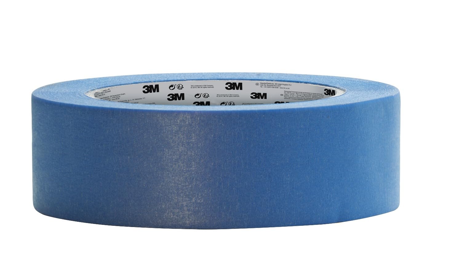 3M Professional Masking Tape 2090, Universal Surfaces, Promo Pack 2+1 Rolls (48 mm x 50 m), UV stable, Water Resistant - Image 2