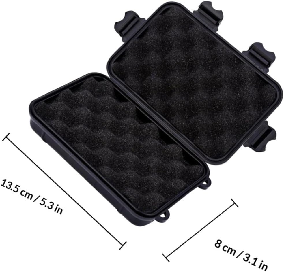 Toddmomy 2pcs Adventure Survival Box High Grade Storage Case for Outdoor Gear Color