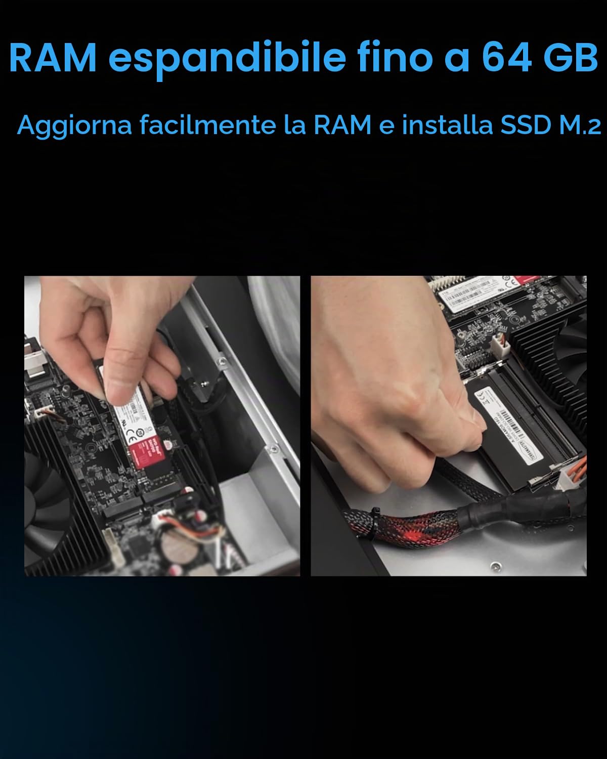 TERRAMASTER U4-500 4Bay Ultra-Short Rackmount NAS per Aziende (Diskless) | Intel Core i3-1215U 6-Core, 8GB DDR5 RAM, Dual 10GbE LAN, 2x M.2 NVMe, BBS Backup Suite