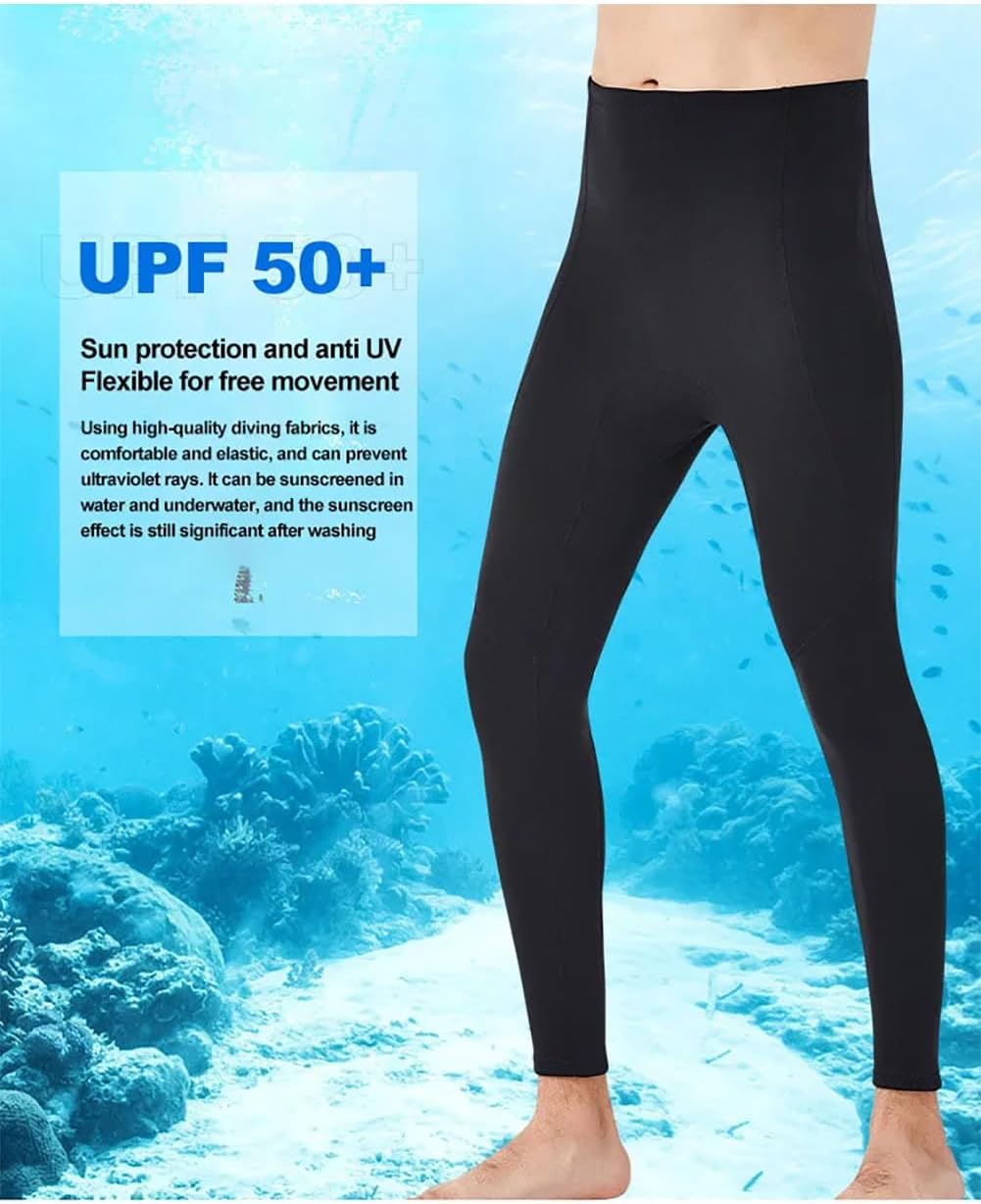 WYYHAA 2MM Neoprene Wetsuit Pants for Men Women, Snorkeling Scuba Long Diving Bottoms Leggings, Keep Warm, UPF 50+ for Surfing
