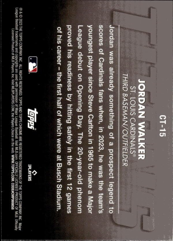 Amazon.com: 2023 TOPPS CHROME UPDATE TITANS REFRACTOR #CT-15