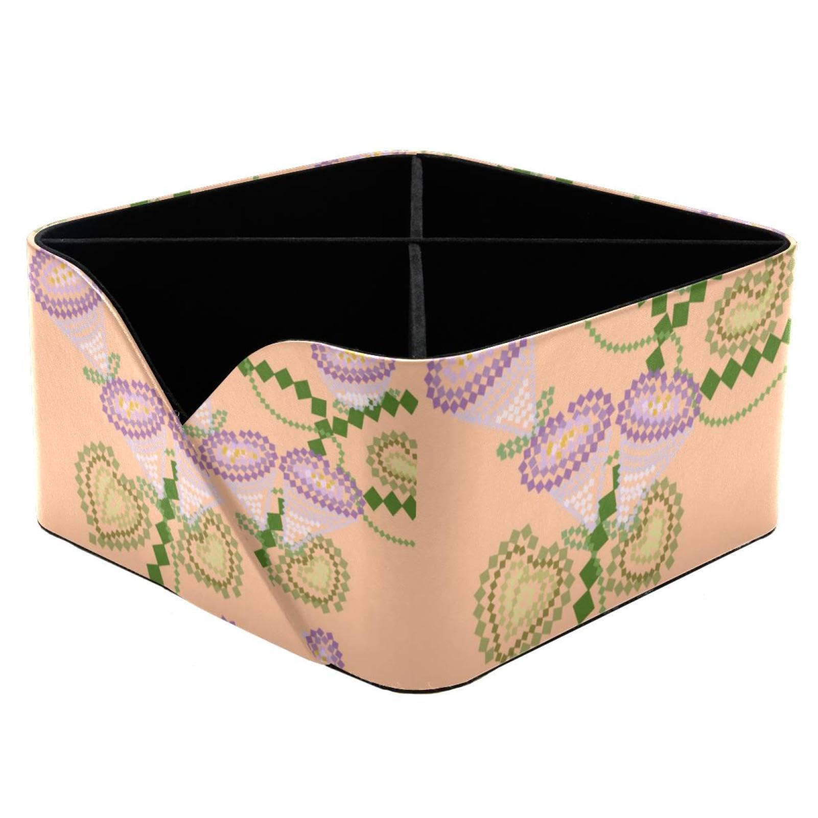 Porte-stylo rectangulaire en mosaïque pour le bureau de la maison