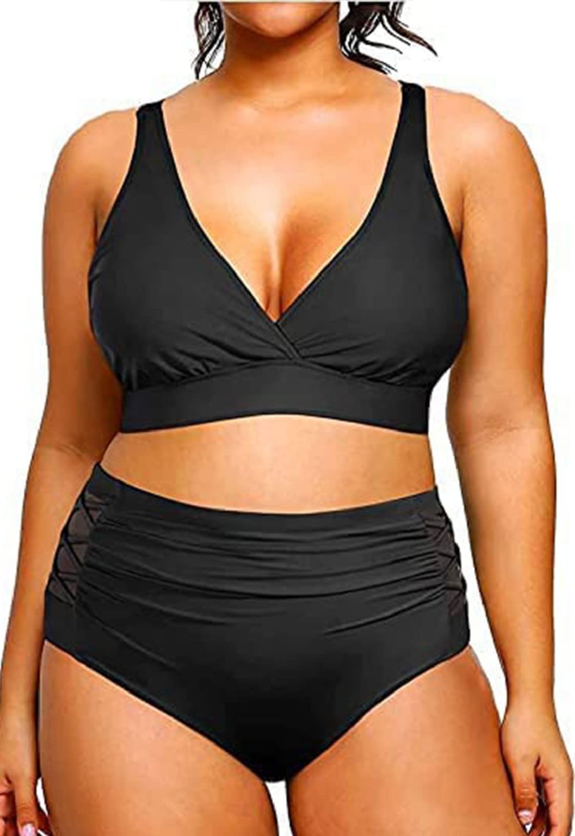 Joligiao Conjuntos de Bikinis para Muje Push Up Conjunto Bikini Sets Talla Grande Bikini Elegante Traje de Baño V Dos Piezas Ropa Interior de Malla