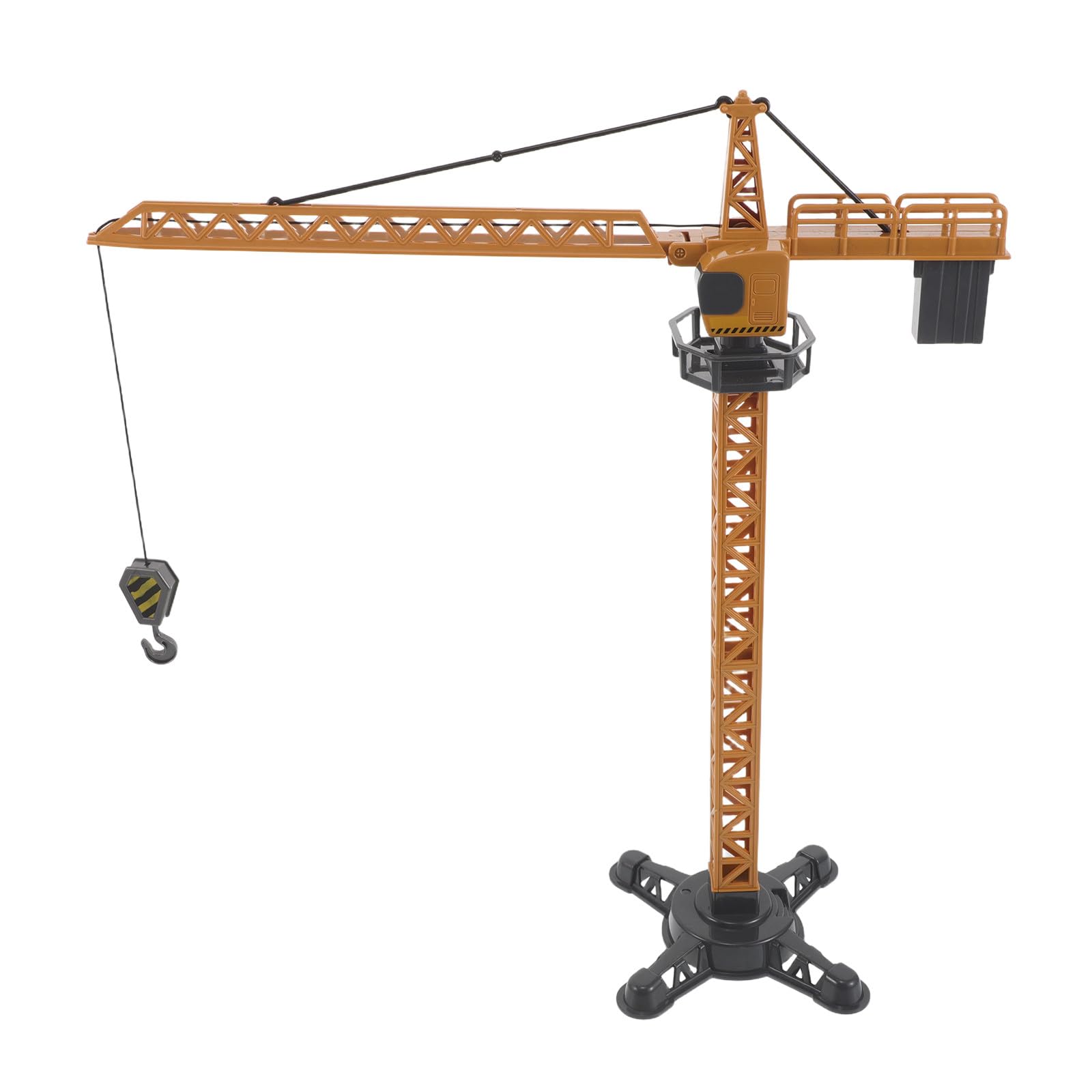 Realistic Tower Crane Model for Interactive Construction Vehicle with Authentic Features Educational Play for Cognitive Development