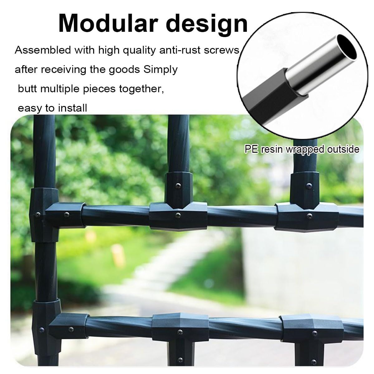 Arco da giardino regolabile in metallo bianco, 60-300 cm di larghezza x 240 cm di altezza, traliccio decorativo per piante rampicanti, pergolato semicircolare da parete, perfetto per giardini e
