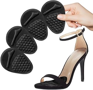 Metatarsal Pads Women: Invisible Ball of Foot Cushions for Heels | Relieve foot pain & stop sliding! Our invisible, reusable heel cushions offer all-day comfort without adding bulk(2 Pairs)