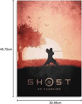 Amazon.co.jp: XINYUELONG Samurai (対馬の幽霊) ポスター