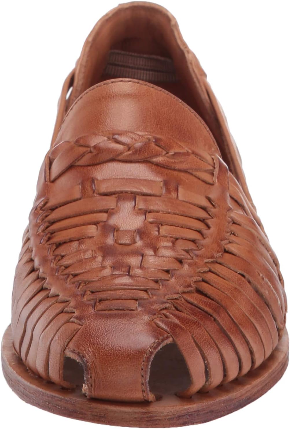 FRYE Women's Heather Hurache Flat 5.5 Camel