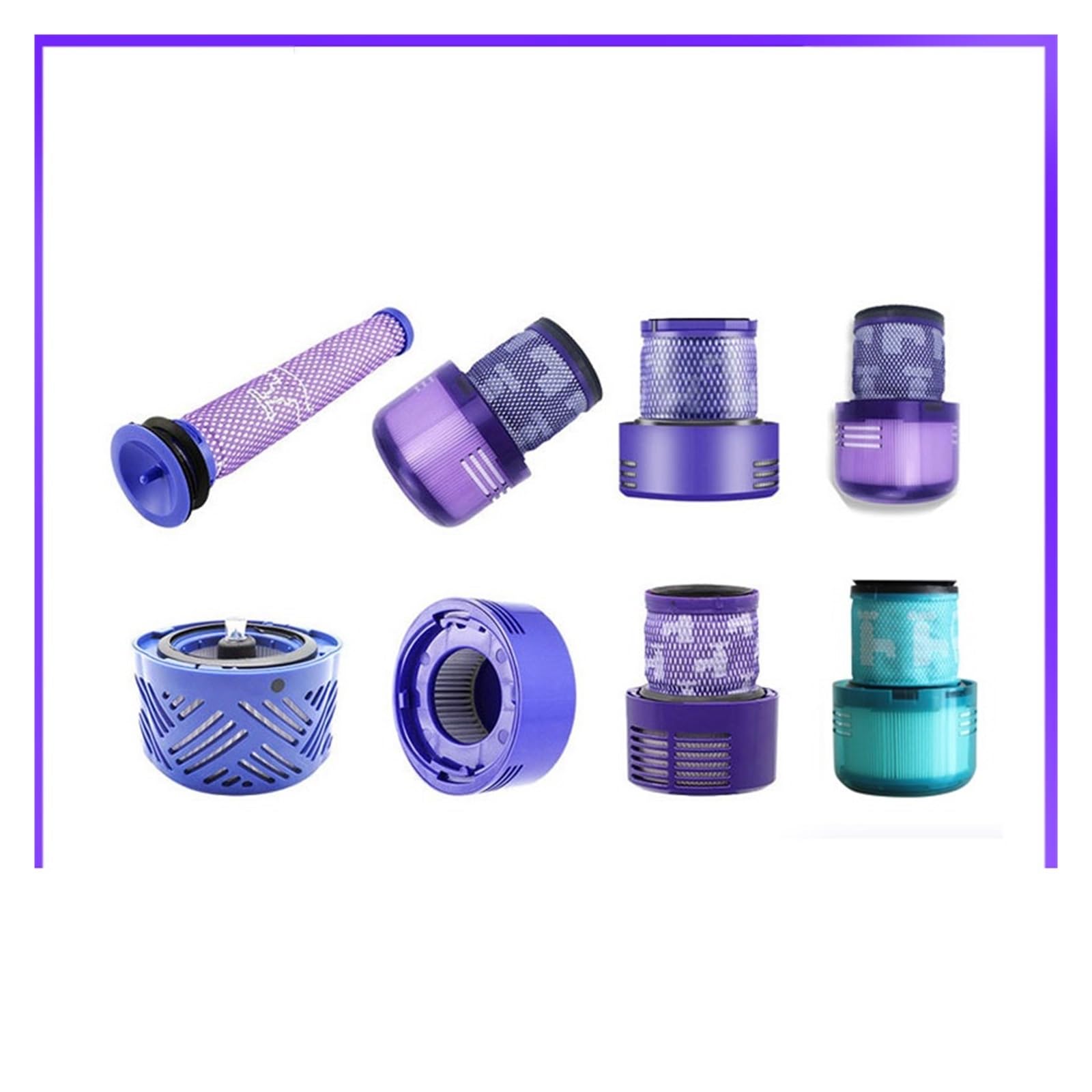 Filtre De Rechange Lavable Compatible Avec Les Aspirateurs Dyson Des Séries V6, V7, V8, V10, V11, V12, SV12, SV14, SV18, DC45 Et DC30.(E)