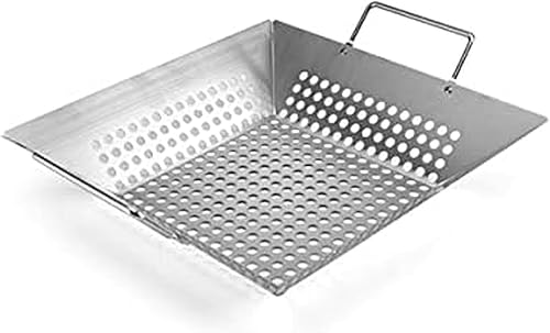 Farberware 5275955 - Cubierta cuadrada de alambre para barbacoa, acero inoxidable