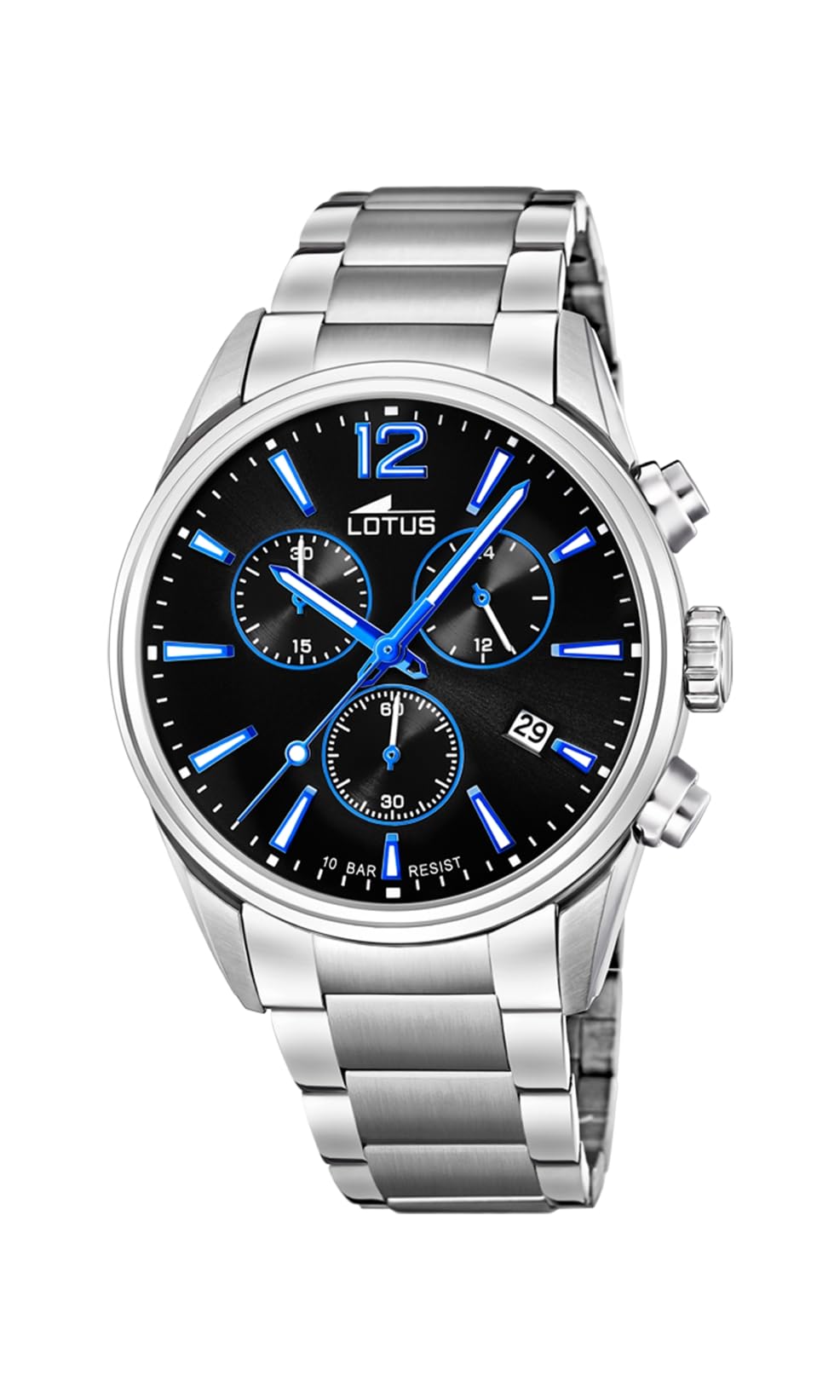 LOTUS Reloj Analógico para Hombre de Cuarzo con Correa en Acero Inoxidable 18690/6