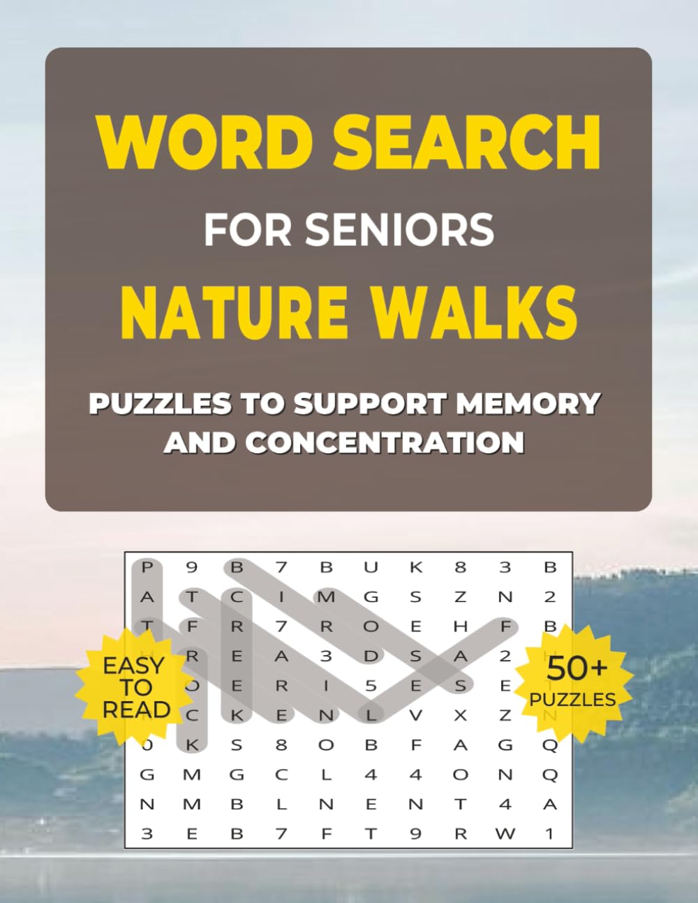 Word Search for Seniors — Nature Walks: Calming Large Print Puzzles (8.5x11): Gentle Word Search Puzzles for Seniors | Brain Games for Relaxation & ... — Simple Pleasures 8.5x11, Large Print)