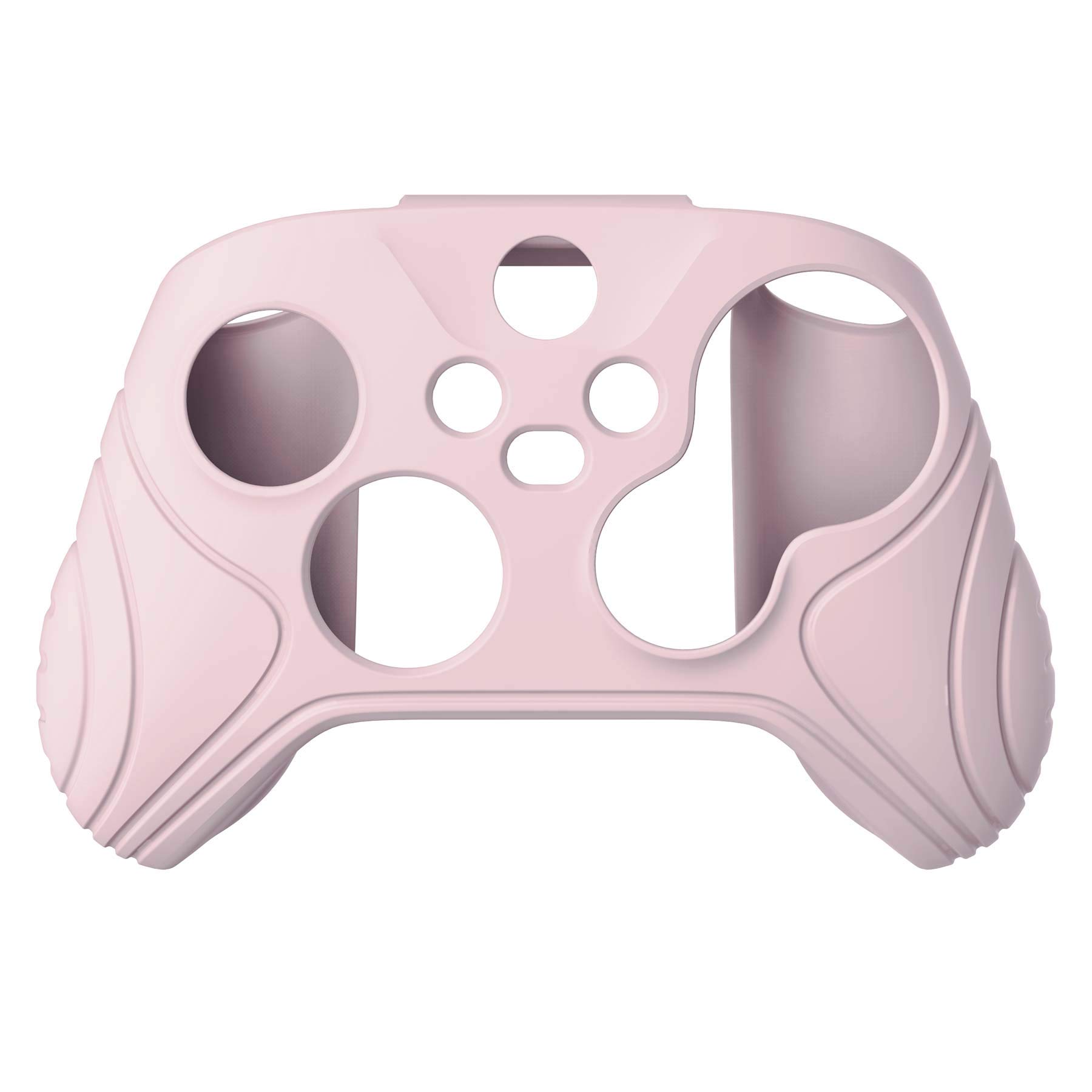 eXtremeRate PlayVital Funda de Silicona para Xbox Series X/S - Suave al Tacto, Antideslizante y Resistente, con 2 Tapas para Joysticks, Cubierta Protectora de Goma (Edición Samurai-Rosa Sakura) — view 8