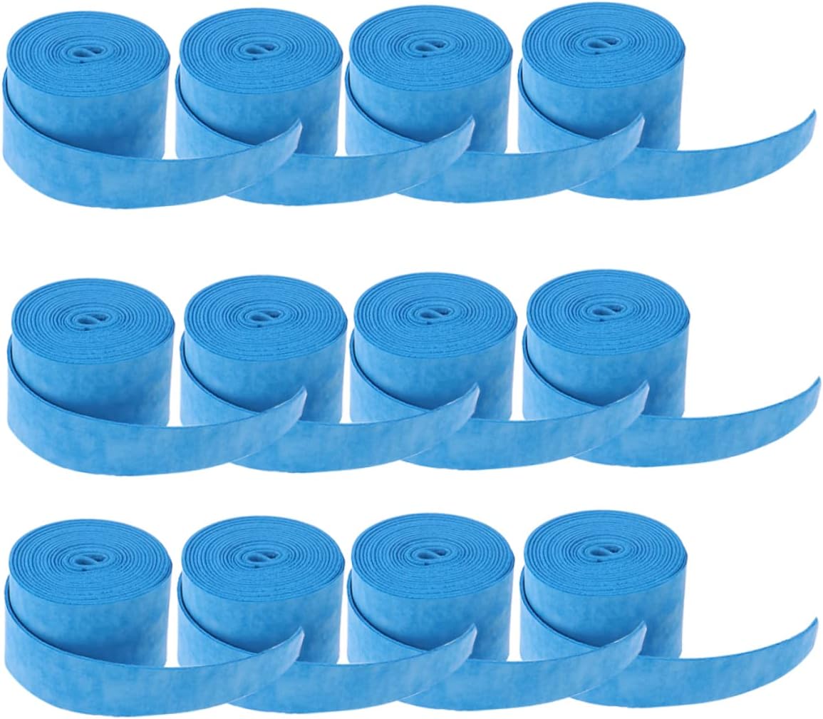 POPETPOP 12pcs Racket Overgrips and Sweat-Absorbent Grip Tape for Tennis and Badminton Rackets Enhanced Comfort for Play Sessions